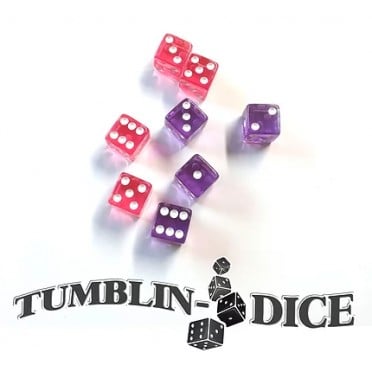 Tumblin-Dice - Dés Rose Violet