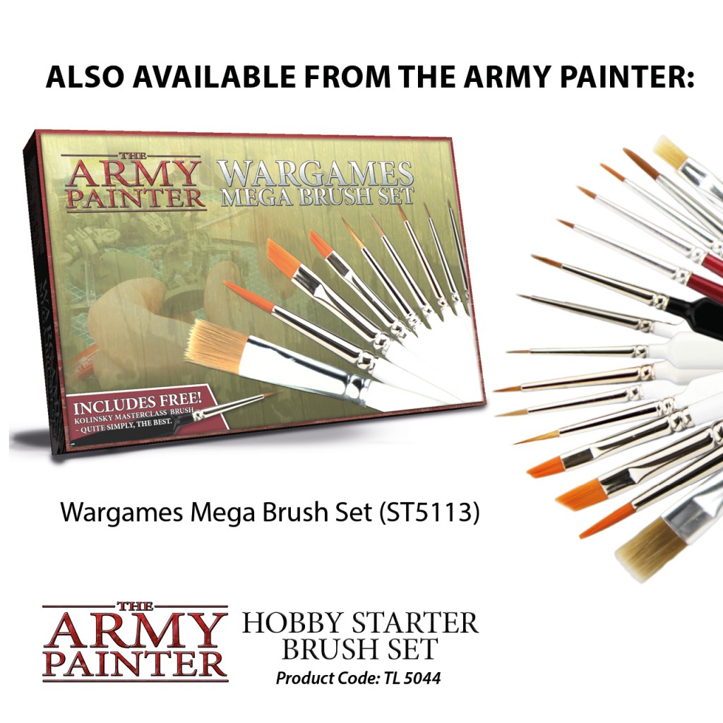 Army Painter - Pinceaux - Hobby Brush - Basecoating
