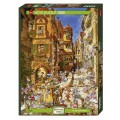 Puzzle - Romantic Town By Day – 1000 Pièces 0