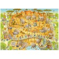 Puzzle - Funky Zoo African Habitat - 1000 Pièces 1
