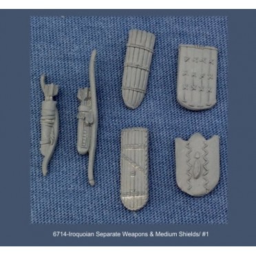 Iroquoian Separate Weapons & Medium Shields 1