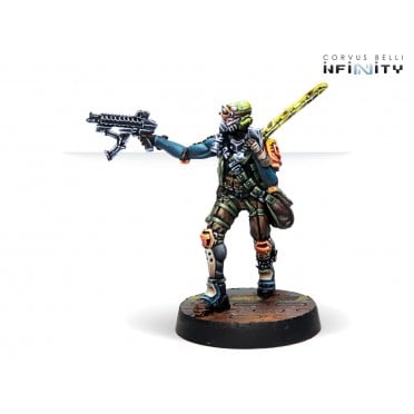 Infinity - NA2 - Cube Jägers, Mercenary Recoverers (Submachine Gun)