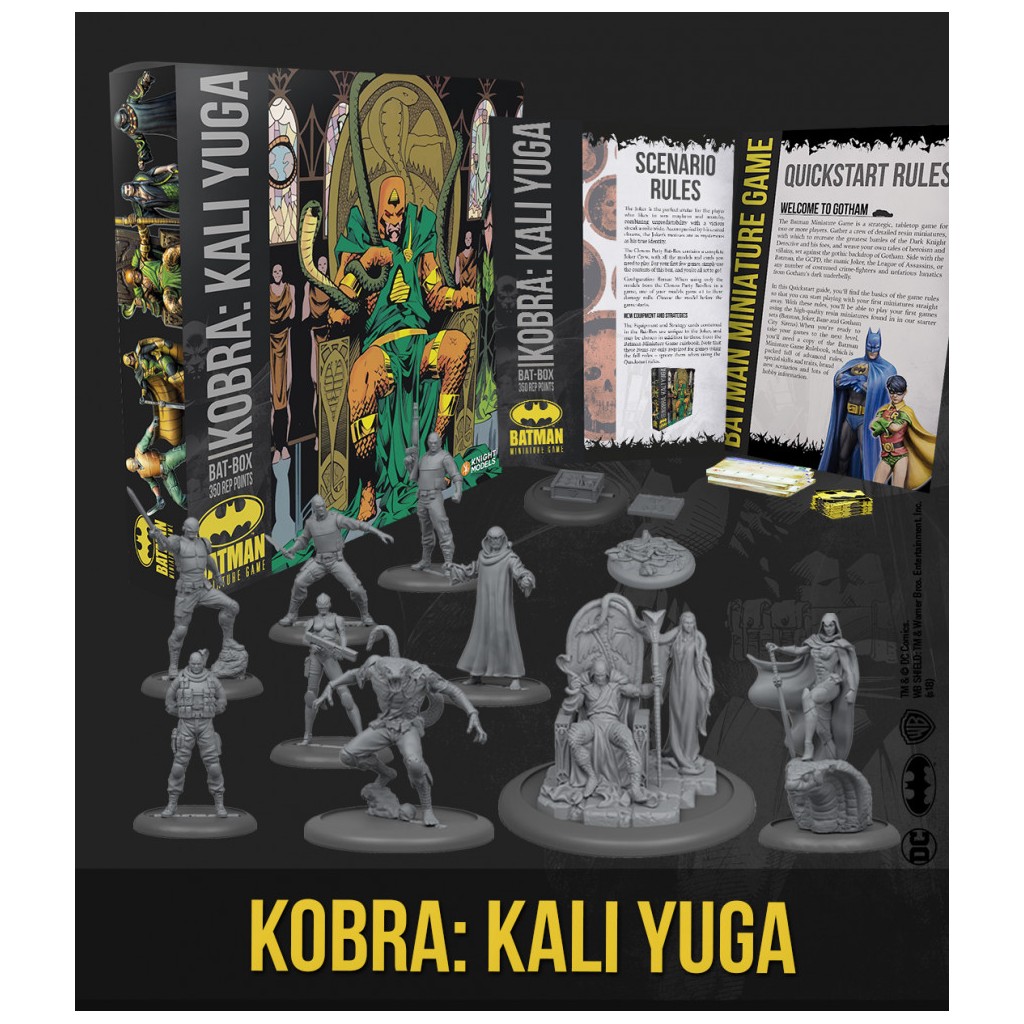 Buy Batman - Bat-Box Starter - Kobra: Kali Yuga - Board Game - Knight Models