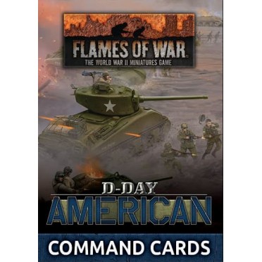 Flames of War - D-Day American Command Cards