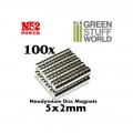 Neodymium Magnets 5x2mm - 100 units 0