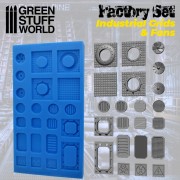 Silicone Mold - Industrial Grids and Fans
