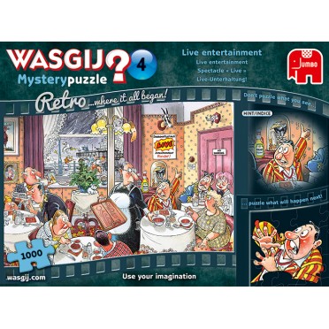 Puzzle Wasgij Retro Mystery 4 - 1000 Pièces