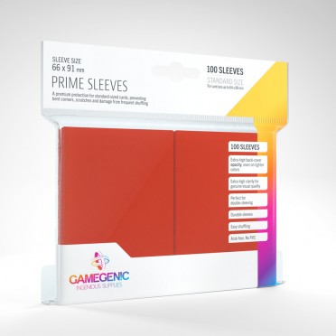 100 Prime Sleeves 66x91