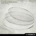 Clear Acrylic Bases: Oval 170x105mm (3) 0