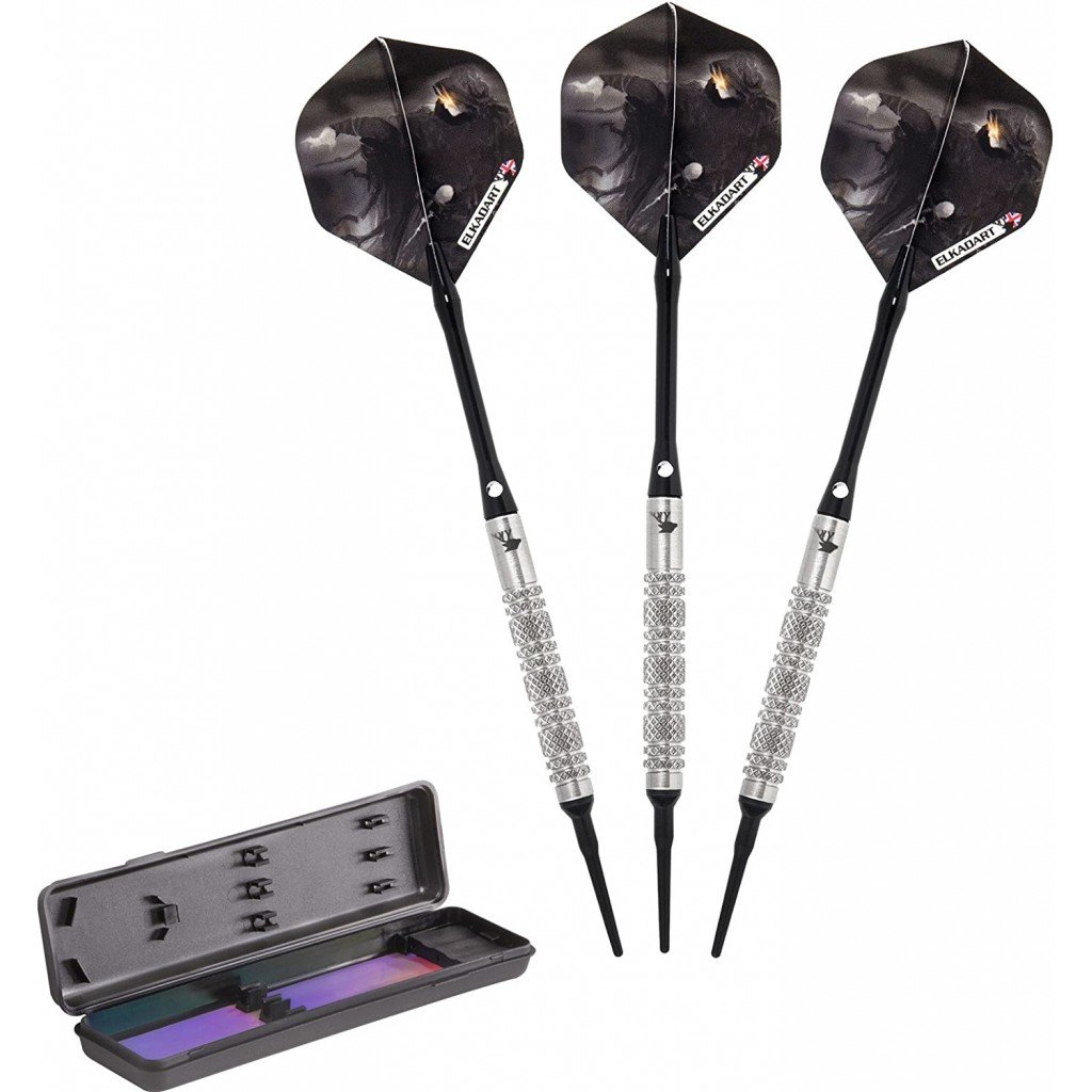 Fléchettes avec pointe en plastique pour jeu de fléchettes électronique  Soft Darts Set avec pointes de fléchettes anti rin en caoutchouc lâche