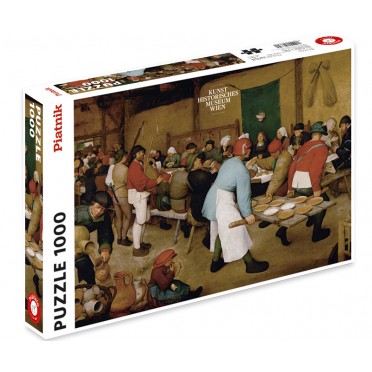 Puzzle - Brueghel - Repas de Noces -1000 pièces
