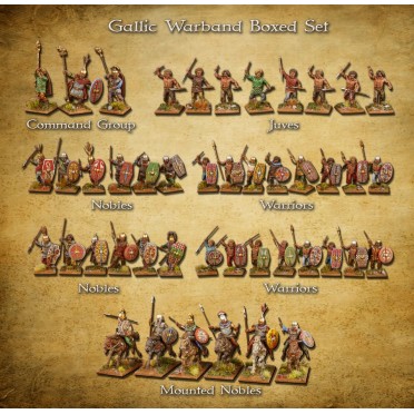 Clash of Spears - Gallic Warband Boxed Set
