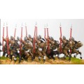 Moghul Indian: Heavy / Medium Cavalry with Bow, Shield & upright Spear, on Unarmoured Horse 0