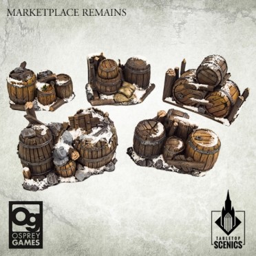 Décors Officiels Frostgrave - Marketplace Remains