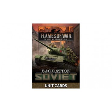 Flames of War - Bagration: Soviet Unit Cards