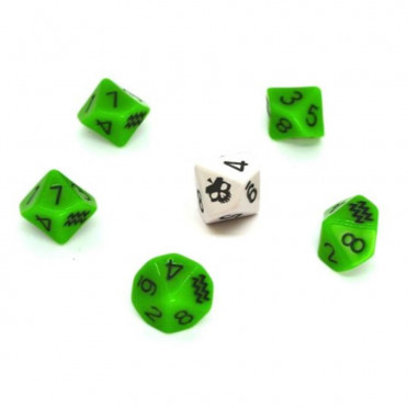 SLA Industries 2nd Edition - Blistered Dice Set (6 Dice)