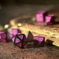 Call of Cthulhu 7th Edition Black & magenta Dice Set 2