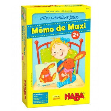 Mes premiers jeux - Mémo : Maxi et ses peluches