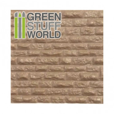 Plasticard - Thread Rough Rock Wall Textured Sheet - A4