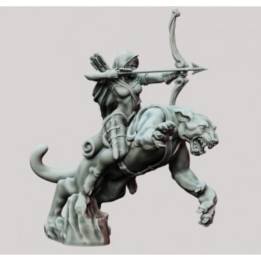 3D Printed Miniatures: Panther & Scout