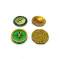 Coin & Compass Tokens for Lost Ruins of Arnak 0