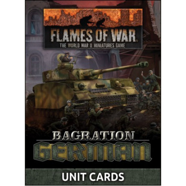 Flames of War - Bagration: German Unit Cards