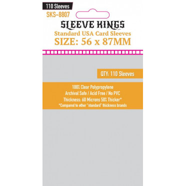 Sleeve Kings - Standard USA Card - 56x87mm - 110p