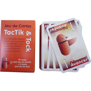 Jeu 54 cartes TacTik & Tock