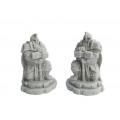 Ziterdes: Dwarf statues with hammer 1