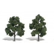 Woodland Scenics - Arbres à feuilles - Medium Green : 15-18 cm