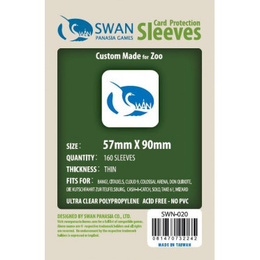 Swan Panasia - Card Sleeves Standard - 57x90mm - 160p
