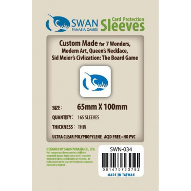 Swan Panasia - Card Sleeves Standard - 65x100mm - 165p