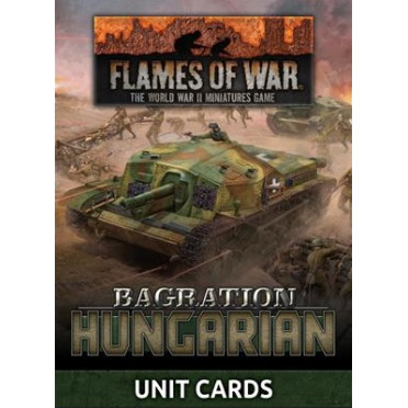 Flames of War - Bagration : Hungarian Unit Cards