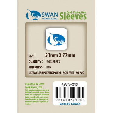 Swan Panasia - Card Sleeves Standard - 51x77mm - 160p