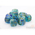 Set of 12 6-sided dice Chessex : Nebula 6