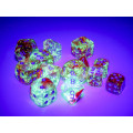 Set of 12 6-sided dice Chessex : Nebula 9