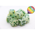 Set of 12 6-sided dice Chessex : Marble 0