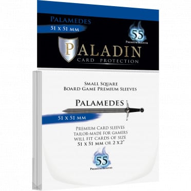 Sleeves Paladin - Palamedes Small Square - 51 x 51 mm - 55p