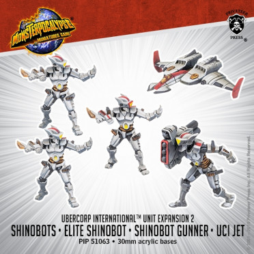 Monsterpocalypse - Destroyers - Shinobots, Shinobot Gunner, & UCI Jet