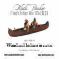 Woodland Indians in Canoe 1