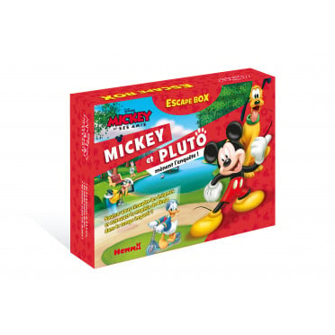 Escape Box Disney : Disney Mickey et ses amis - Mickey et Pluto mènent l'enquête !