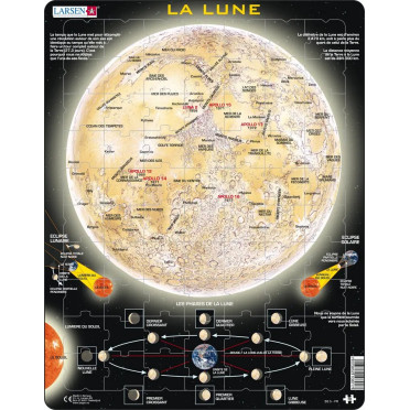Puzzle 70 Pièces - La Lune