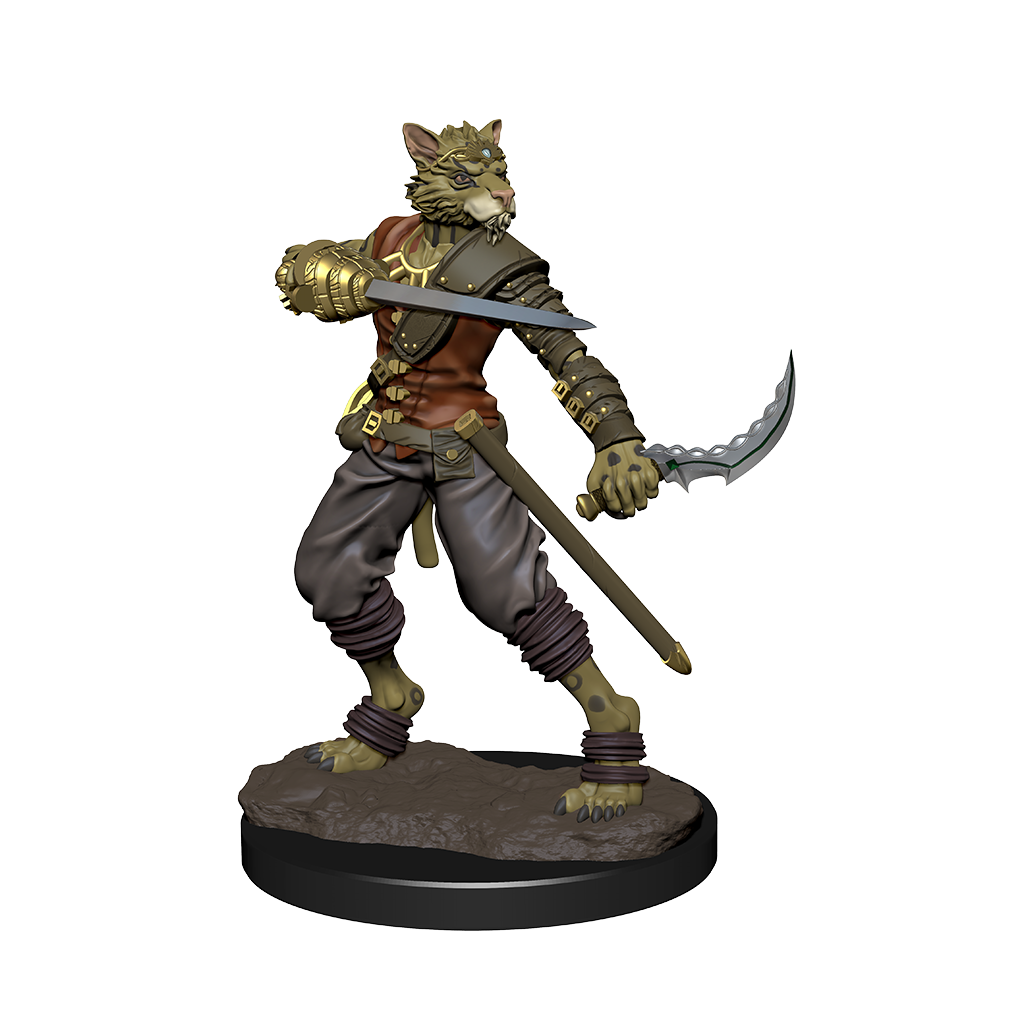 Buy D D Icons Of The Realms Premium Figures Tabaxi Male Rogue 