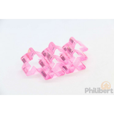 Set de 5 Meeples Transparents