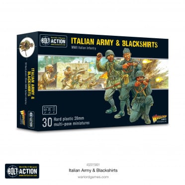 Italian Army & Blackshirts - Plastic boxed set