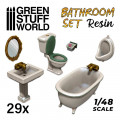 Resin Set Toilet and WC 0