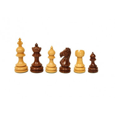 Pièces échecs Taj buis/ Acacia n°5