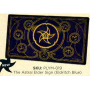 The Astral Elder Sign Mystic Blue - Premium Playmat Infinite Black