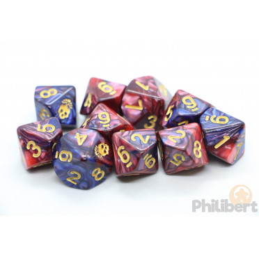 Mark of the Necronomicon Dice - Blood and Magick d10 Set