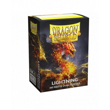 100 Dragon Shield Dual Matte - Lightning